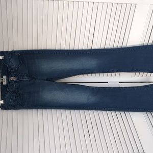 Angels Womens Dark Blue Bootcut Jeans 8